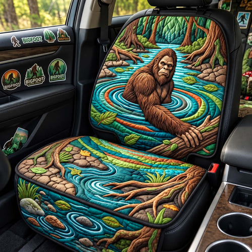 Sasquatch River Watch Quilted Car Seat Protector GFTONTD3794