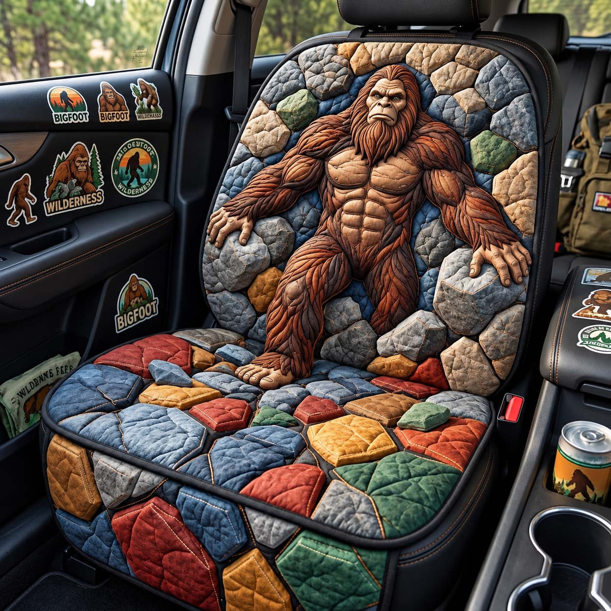 Bigfoot Rocky Lair Quilted Car Seat Protector GFTONTD3796