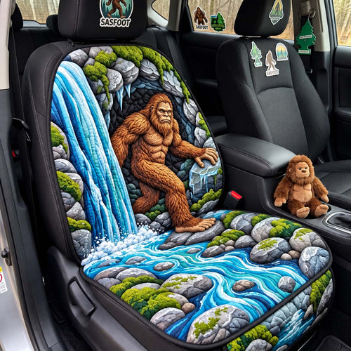 Sasquatch Waterfall Cave Quilted Car Seat Protector GFTONTD3797