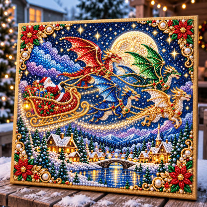 🔥 EARLY CHRISTMAS SALE 49% OFF - Jolly Santa DIY Diamond Pearl Art Kit GFTONTD4112