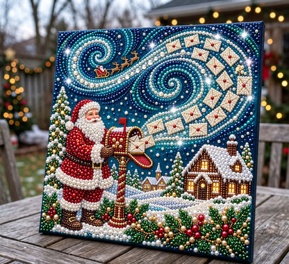 🔥 EARLY CHRISTMAS SALE 49% OFF - Jolly Santa DIY Diamond Pearl Art Kit GFTONTD4112