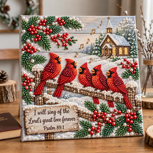 Winter Praise DIY Diamond Pearl Art Kit GFTONTD4160
