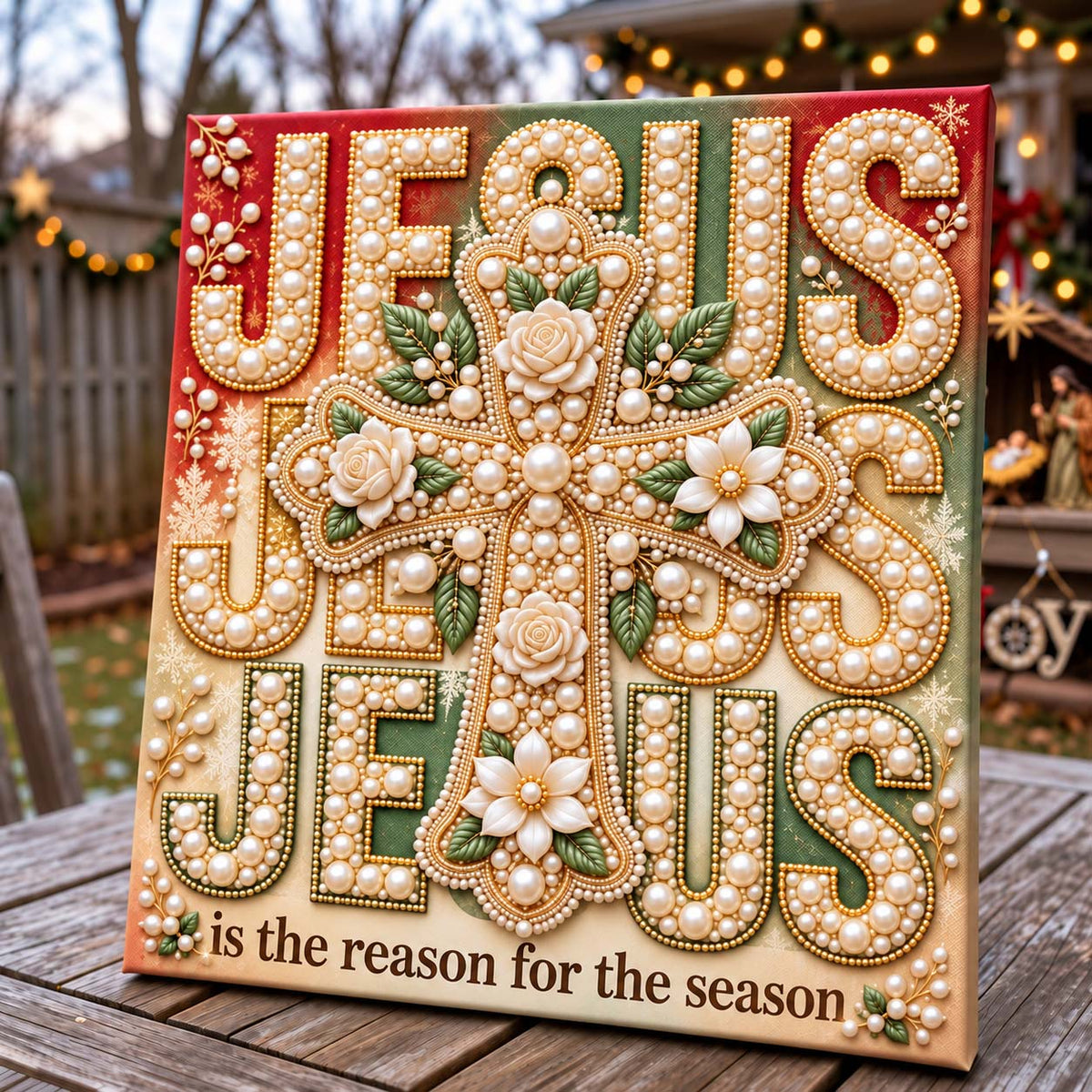 Jesus Season DIY Diamond Pearl Art Kit GFTONTD4211