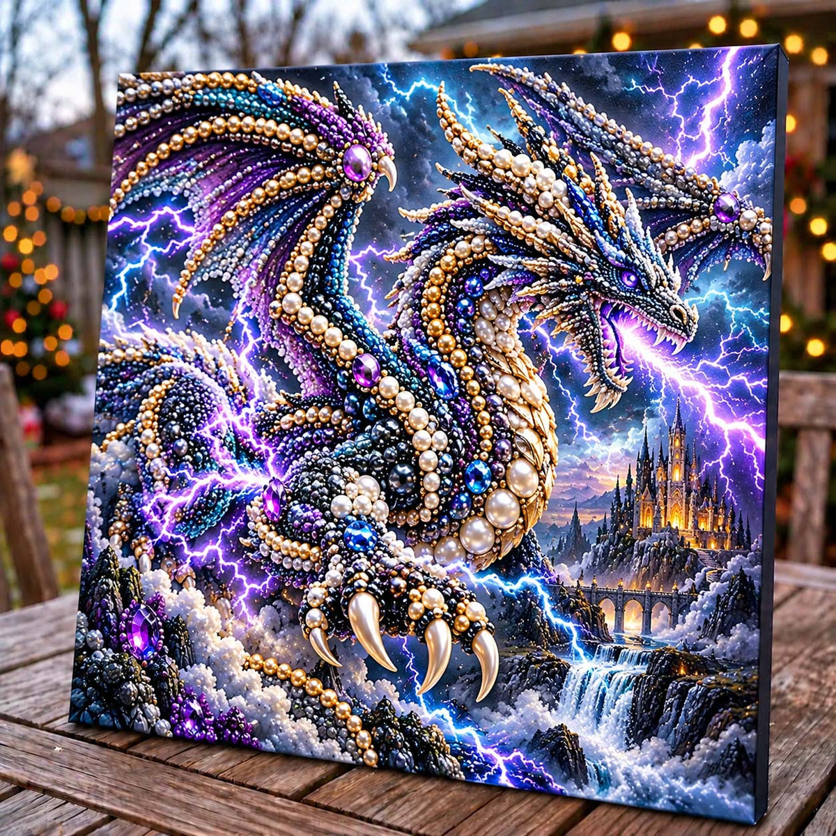 Storm Dragon DIY Diamond Pearl Art Kit GFTONTD4256