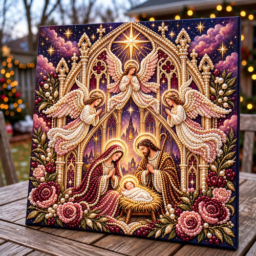 Sacred Chapel DIY Diamond Pearl Art Kit GFTONTD4298
