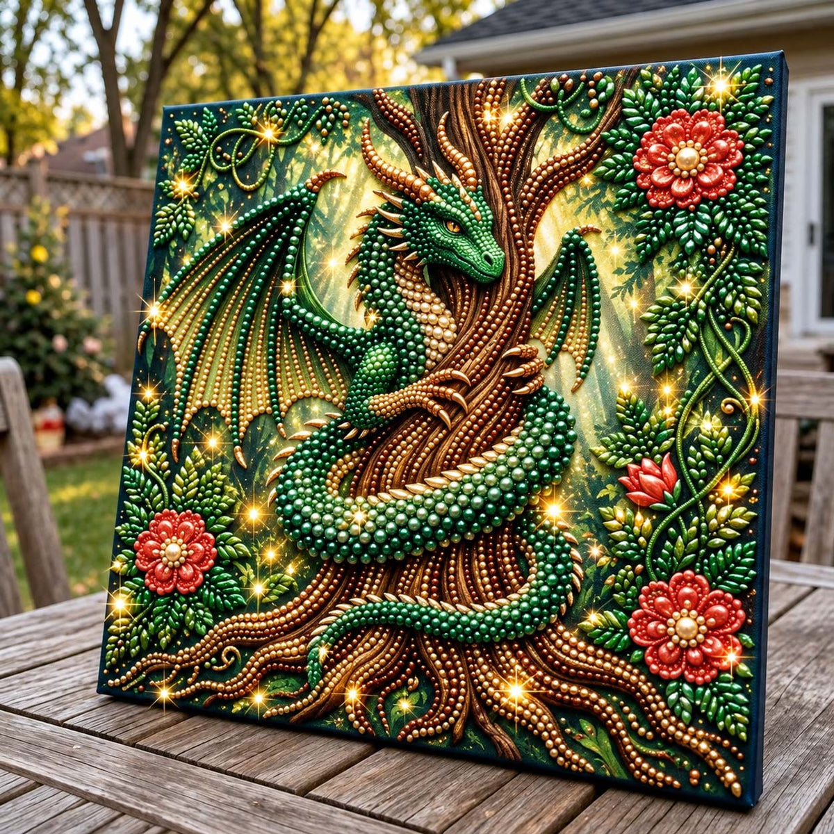 Forest Dragon DIY Diamond Pearl Art Kit GFTONTD4304
