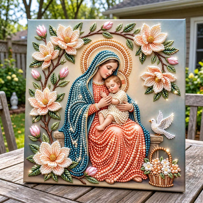Madonna And Child DIY Diamond Pearl Art Kit GFTONTD4342