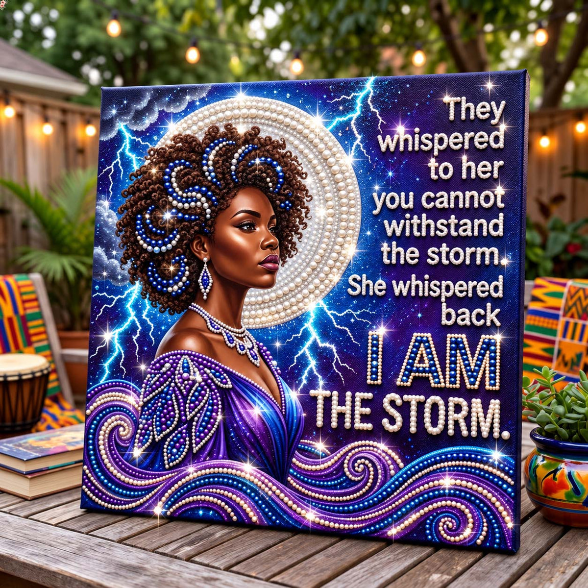 I Am the Storm DIY Diamond Pearl Art Kit GFTONTD4389