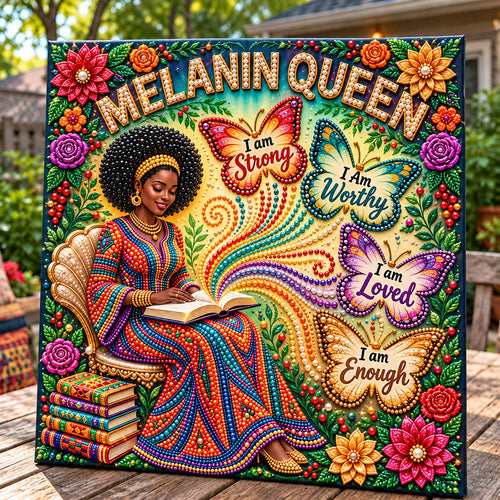 Garden Of Melanin Queen DIY Diamond Pearl Art Kit GFTONTD4393
