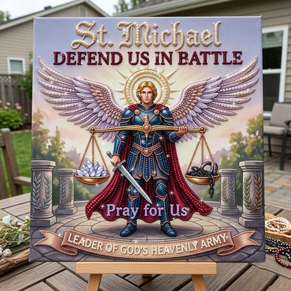 Saint Michael Defender DIY Diamond Pearl Art Kit GFTONTD4489