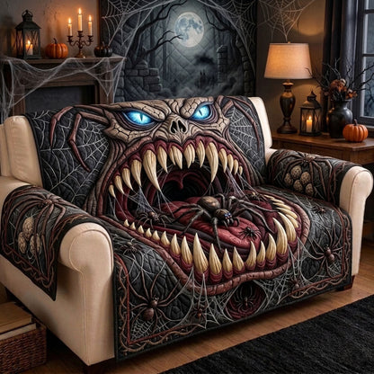 Spider Nest Monster Quilted Sofa Cover GFTOPND1215