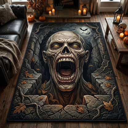 Zombie Screaming Area Rug GFTOPND1255