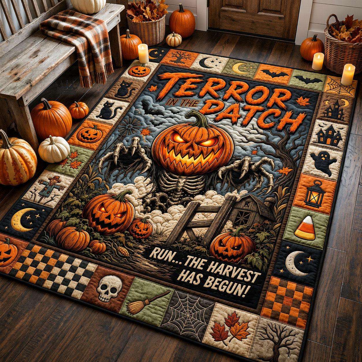 Terror In The Patch Area Rug GFTOPND1361