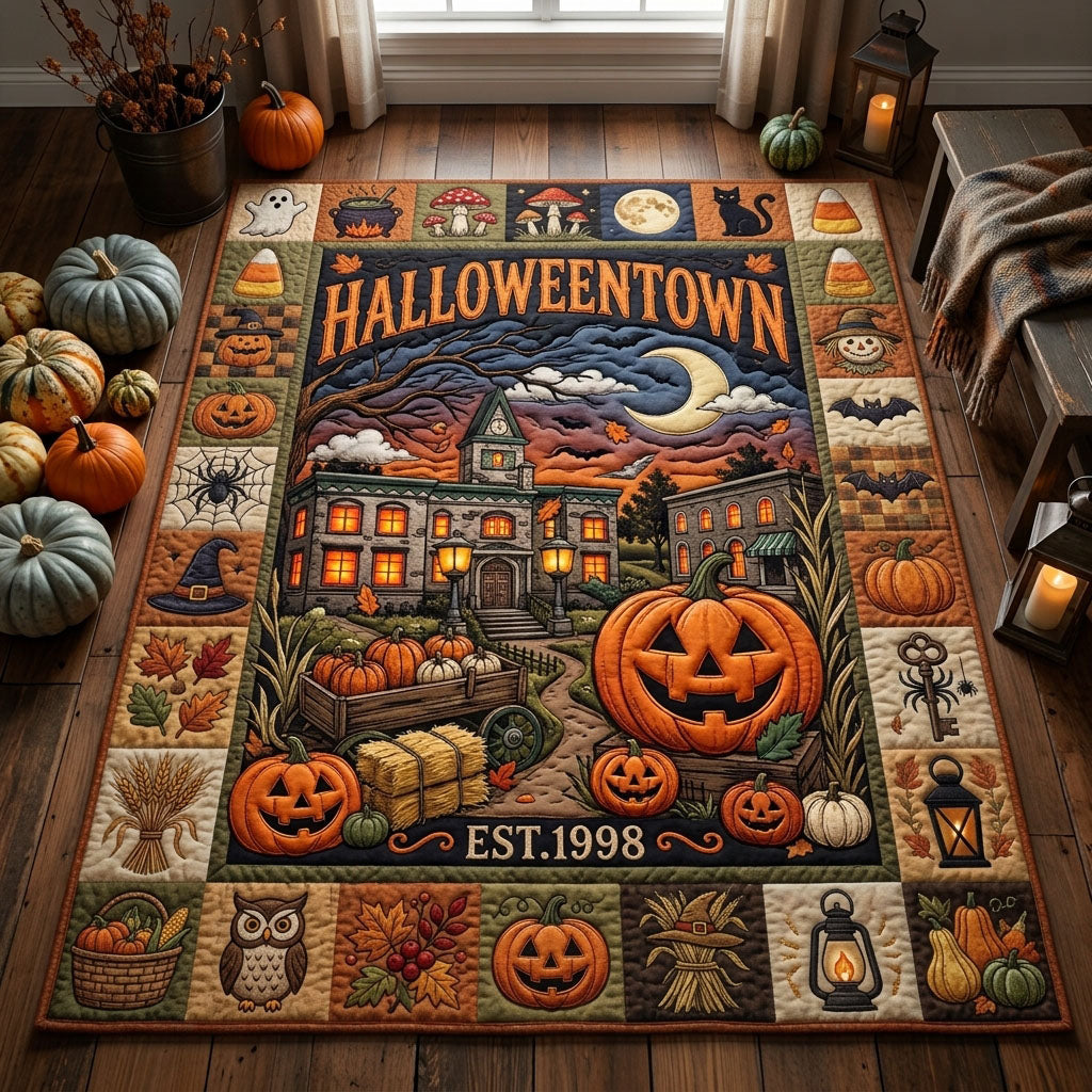 Halloween Town Area Rug GFTOPND1363