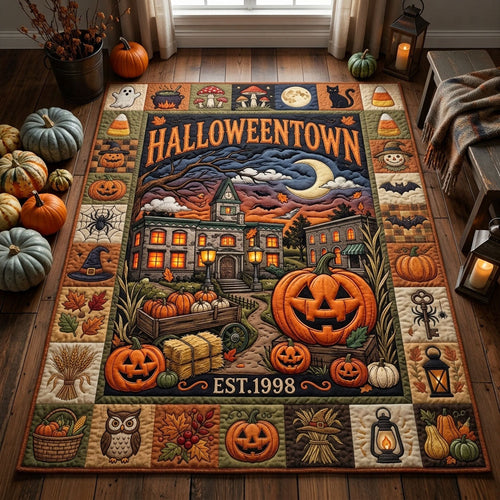 Halloween Town Area Rug GFTOPND1363
