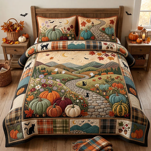 Harvest Field 3-Piece Quilted Bedding Set GFTOPND1445