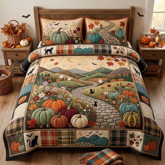 Harvest Field 3-Piece Quilted Bedding Set GFTOPND1445