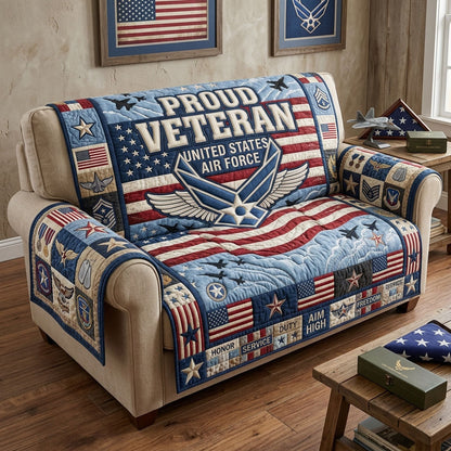 US Air Force Quilted Sofa Cover GFTOPND1514