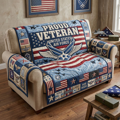 US Air Force Quilted Sofa Cover GFTOPND1514