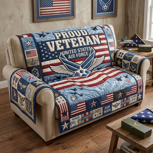 US Air Force Quilted Sofa Cover GFTOPND1514