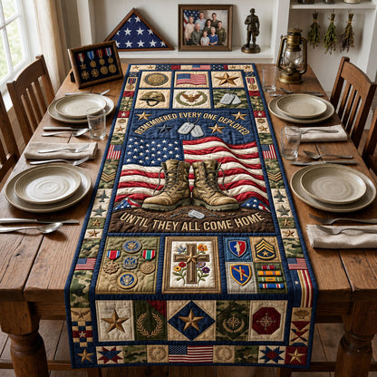 Remember Every One Developed Quilted Table Runner GFTOPND1577