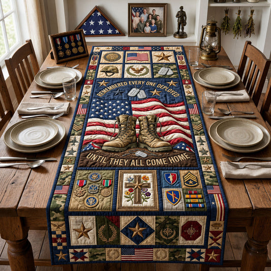 Remember Every One Developed Quilted Table Runner GFTOPND1577