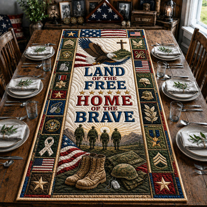 Land Of The Free Quilted Table Runner GFTOPND1580