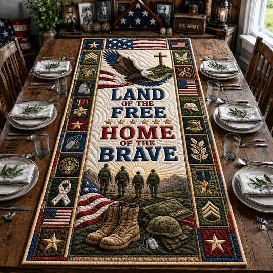Land Of The Free Quilted Table Runner GFTOPND1580