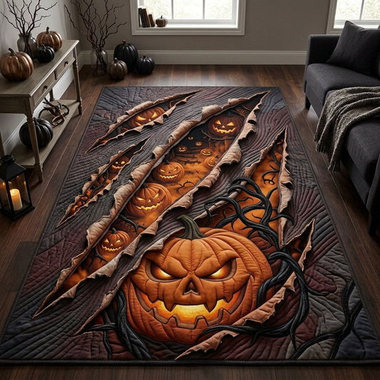 Pumpkin Claw Tear Area Rug GFTOPND1607