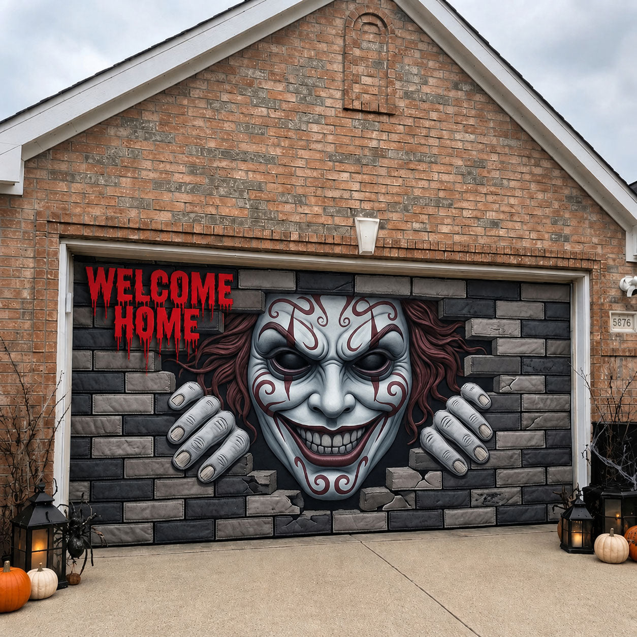 Welcome Home Garage Door Banner GFTOPND1658
