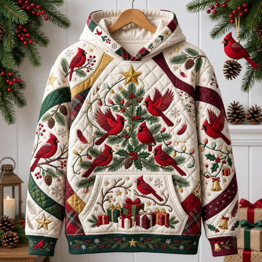 Cardinal Christmas Tree Hoodie GFTOPND1681