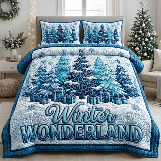 Winter Wonderland 3-Piece Quilted Bedding Set GFTOPND1720