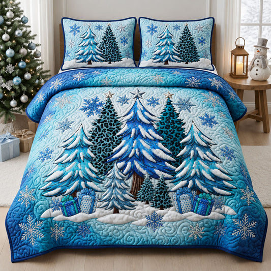 Winter Forest 3-Piece Quilted Bedding Set GFTOPND1722