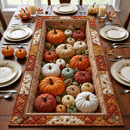 Pumpkin Abyss Quilted Table Runner GFTOPND1780
