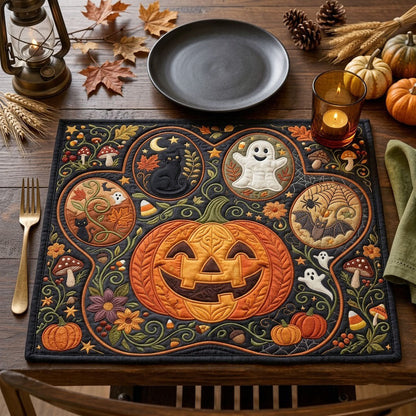 Pumpkin Paw Quilted Placemat GFTOPND1842