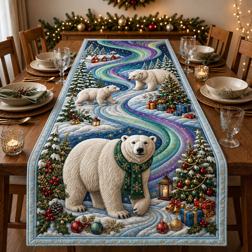 Polar Bear Quilted Table Runner GFTOPND1875