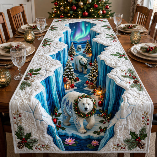 Polar Bear Quilted Table Runner GFTOPND1876