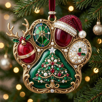 Christmas Paw Christmas Mica Ornament GFTOPND1959