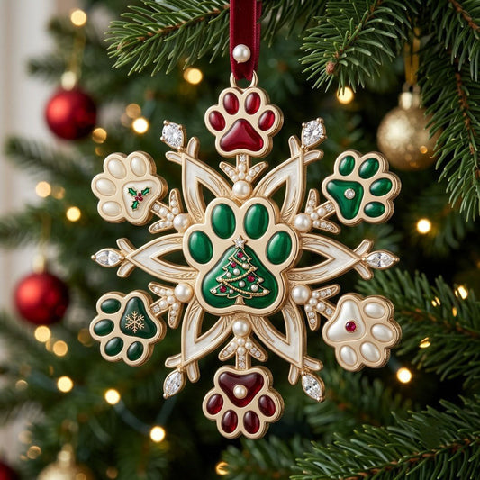 Christmas Paw Christmas Mica Ornament GFTOPND1961