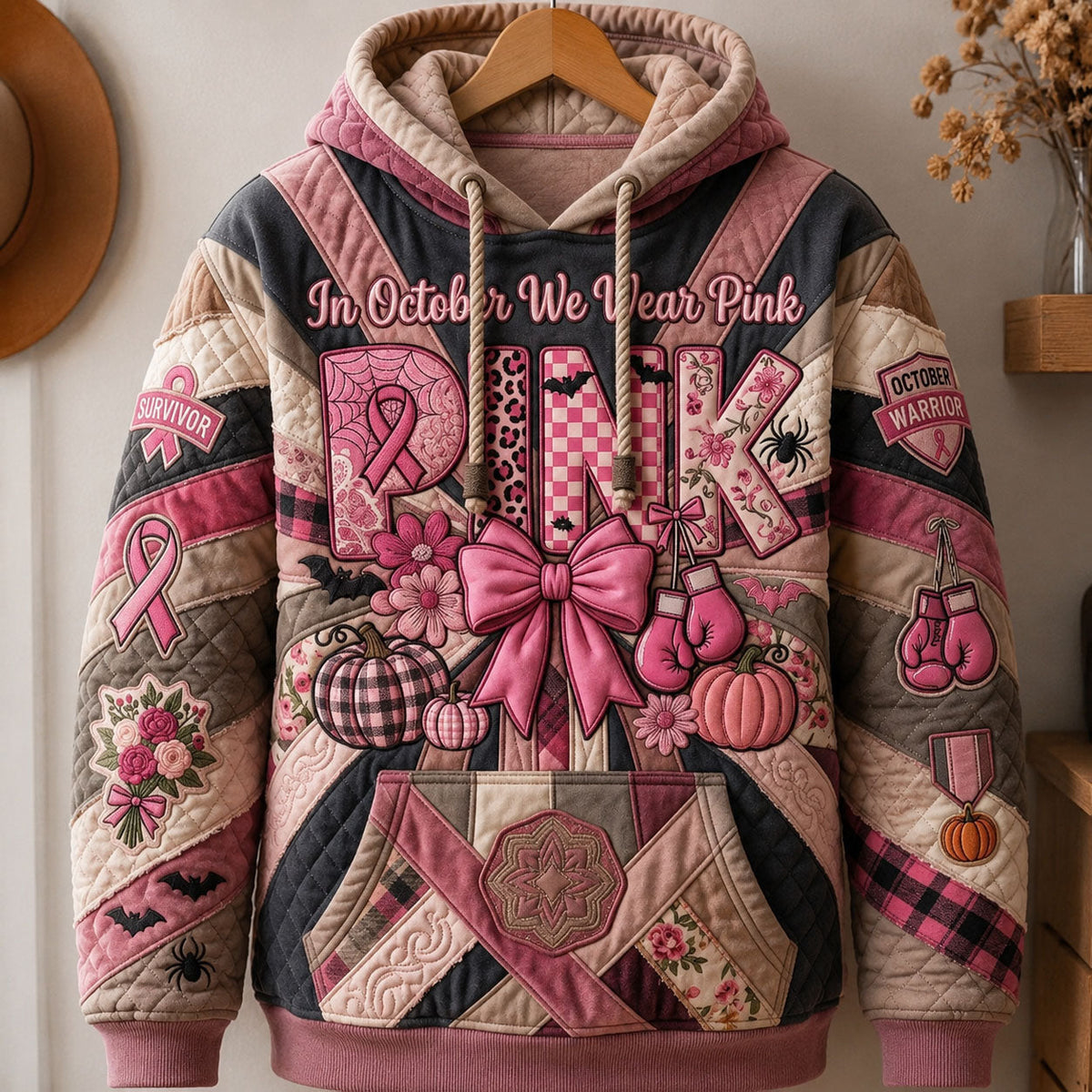 In October We Wear Pink Hoodie GFTOPND1970