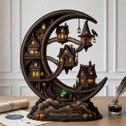 Moonlight Coven Wooden Block 3-Layers GFTOPND2041