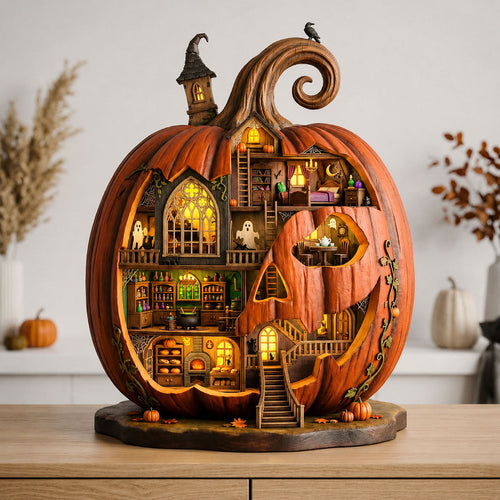 Book Of Halloween Wooden Block 3-Layers GFTOPND2047