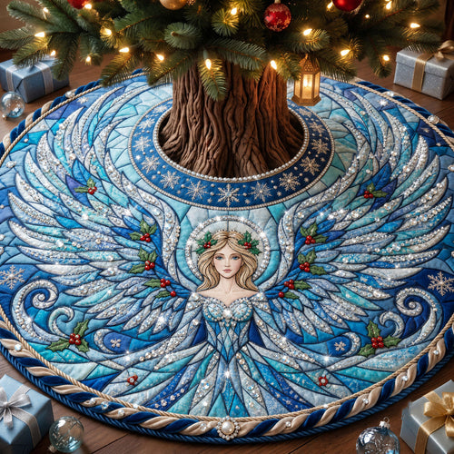 Jeweled Angel Quilted Tree Skirt GFTOPND2216