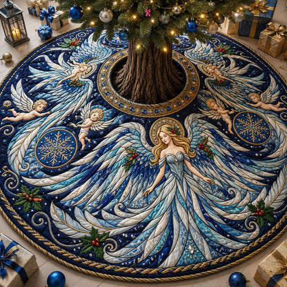 Christmas Angel Quilted Tree Skirt GFTOPND2219