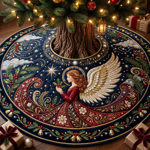 Jeweled Angel Quilted Tree Skirt GFTOPND2220