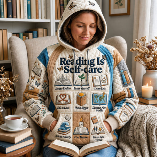 Reading Is Self Care Hoodie GFTOPND2300