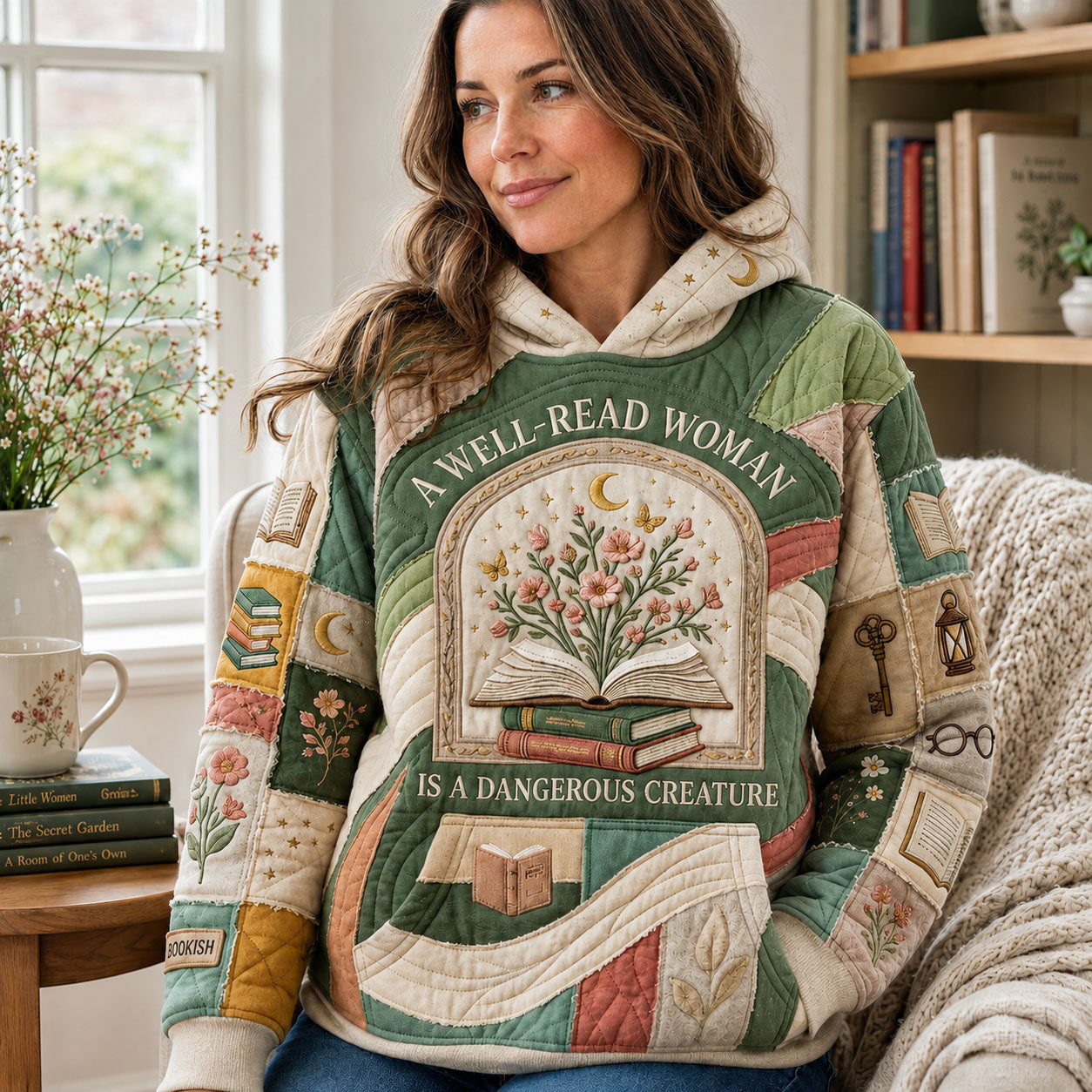 Well Read Woman Is Dangerous Creature Hoodie GFTOPND2302