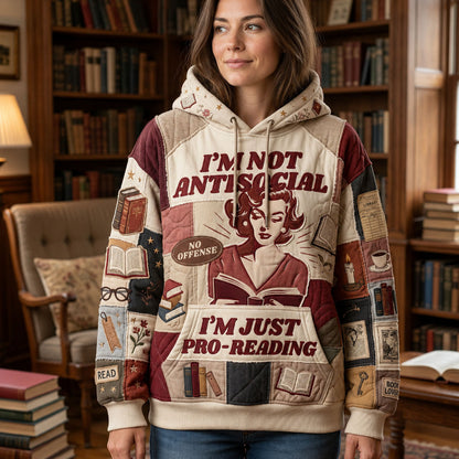 Antisocial Reading Hoodie GFTOPND2304