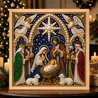 🔥 EARLY CHRISTMAS SALE 49% OFF - Nativity DIY Diamond Pearl Art Kit GFTOPND2375