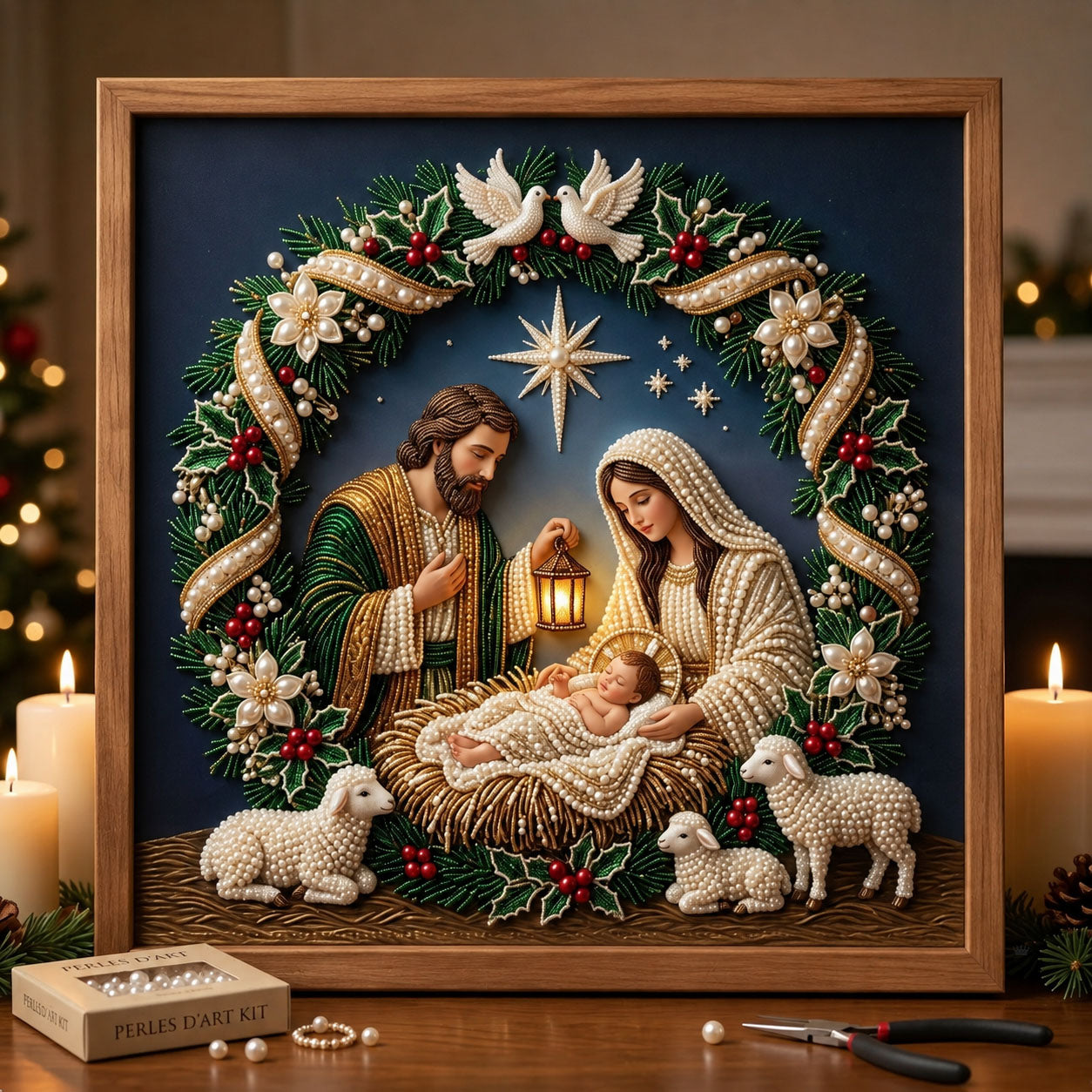 🔥 EARLY CHRISTMAS SALE 49% OFF - Nativity DIY Diamond Pearl Art Kit GFTOPND2375